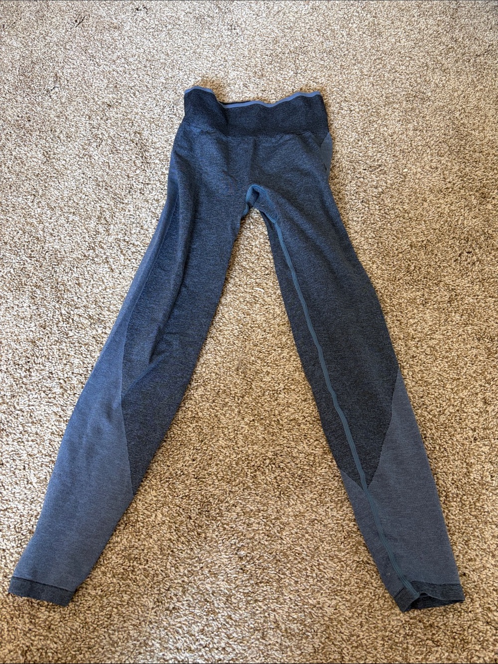 Women PINK Seamless High-Waist Leggings - Dark Blue